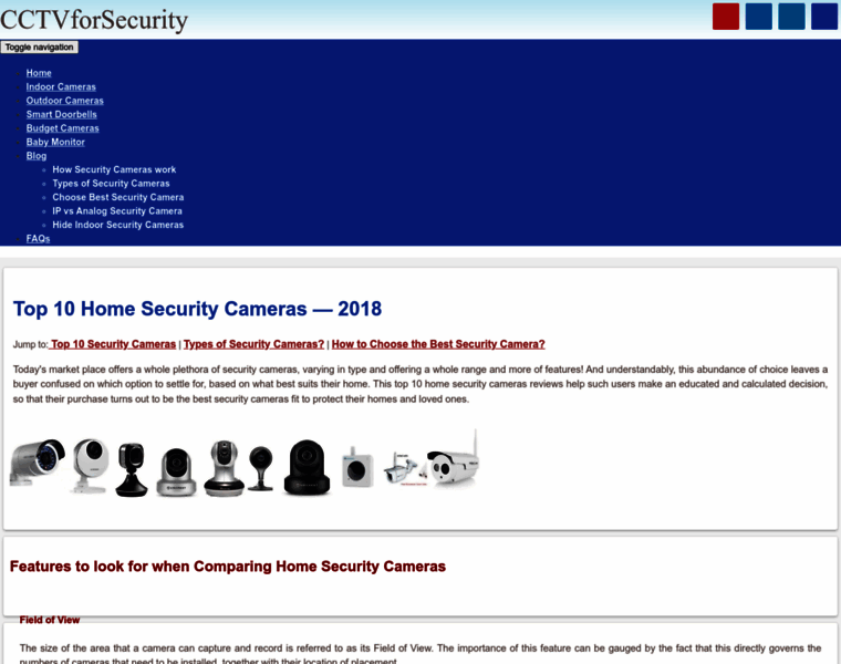 Cctvforsecurity.com thumbnail
