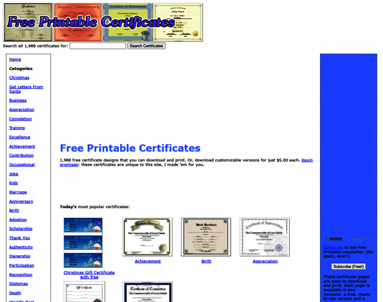 Cdn.freeprintablecertificates.net thumbnail