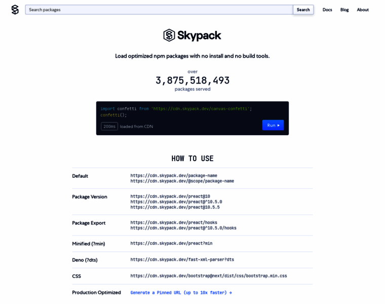Cdn.skypack.dev thumbnail