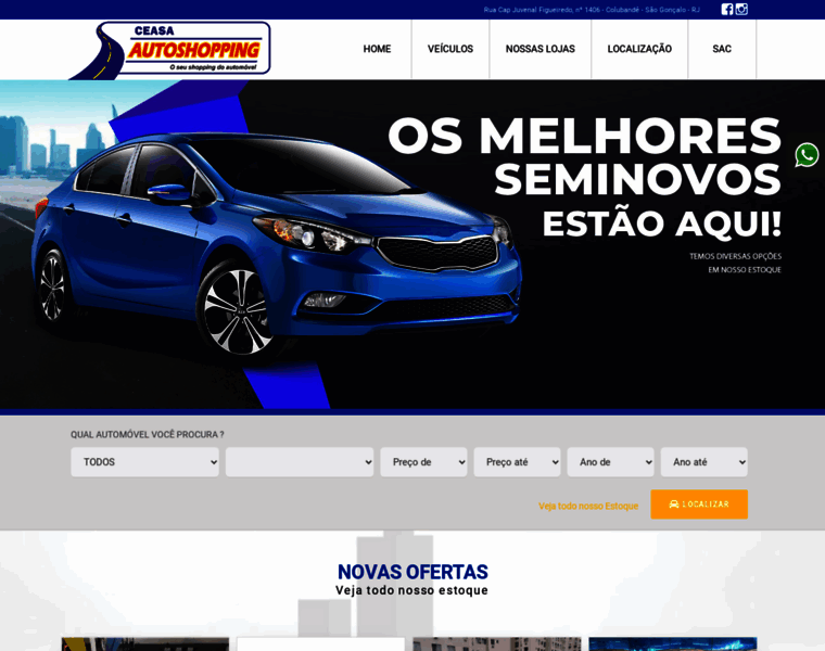 Ceasaautoshopping.com.br thumbnail