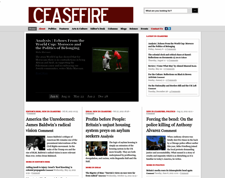 Ceasefiremagazine.co.uk thumbnail