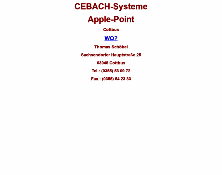 Cebach.de thumbnail