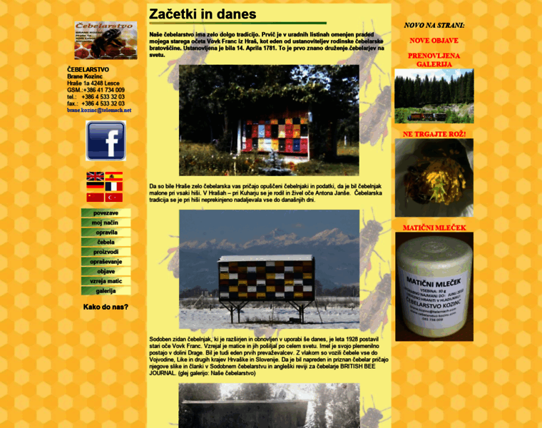 Cebelarstvo-kozinc.com thumbnail
