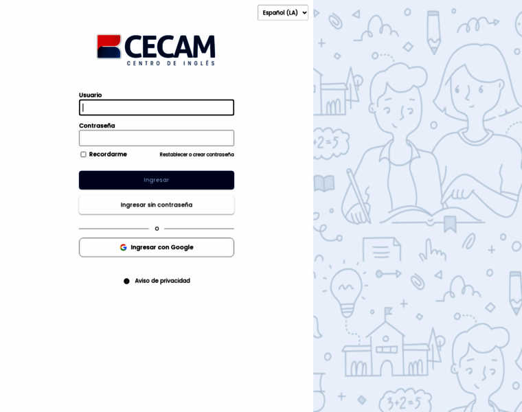 cecam.phidias.co at WI. CECAM - Iniciar sesión