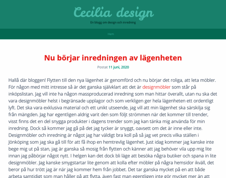 Ceciliadesign.se thumbnail
