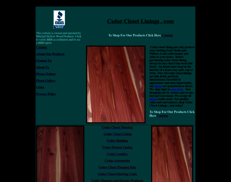 Cedar-closet-linings.com thumbnail
