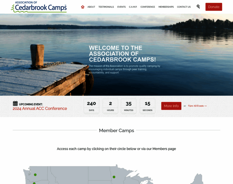 Cedarbrookcamps.com thumbnail