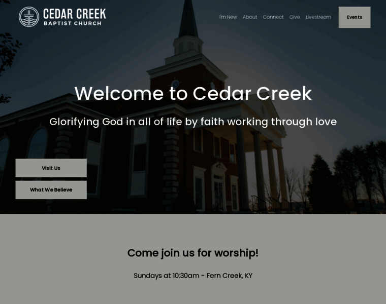 Cedarcreekbaptist.com thumbnail