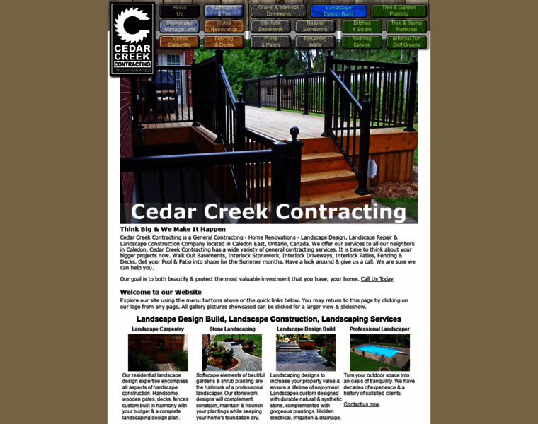 Cedarcreekcontracting.ca thumbnail