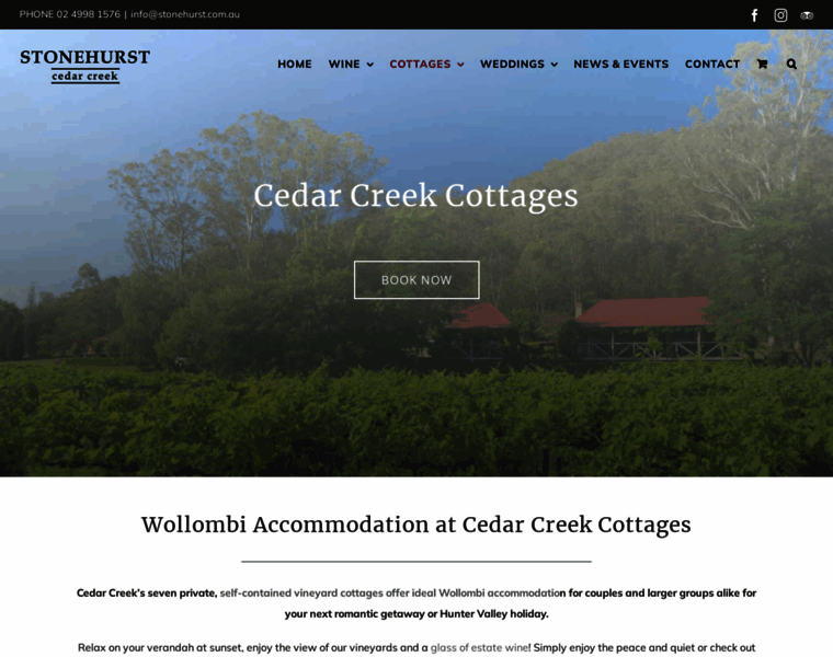 Cedarcreekcottages.com.au thumbnail