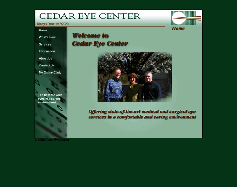 Cedareyecenter.com thumbnail