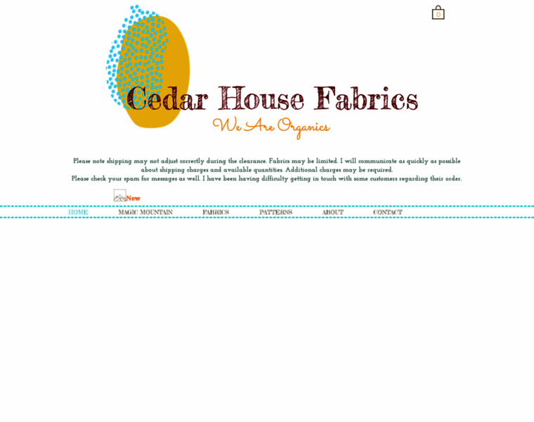 Cedarhousefabrics.com thumbnail