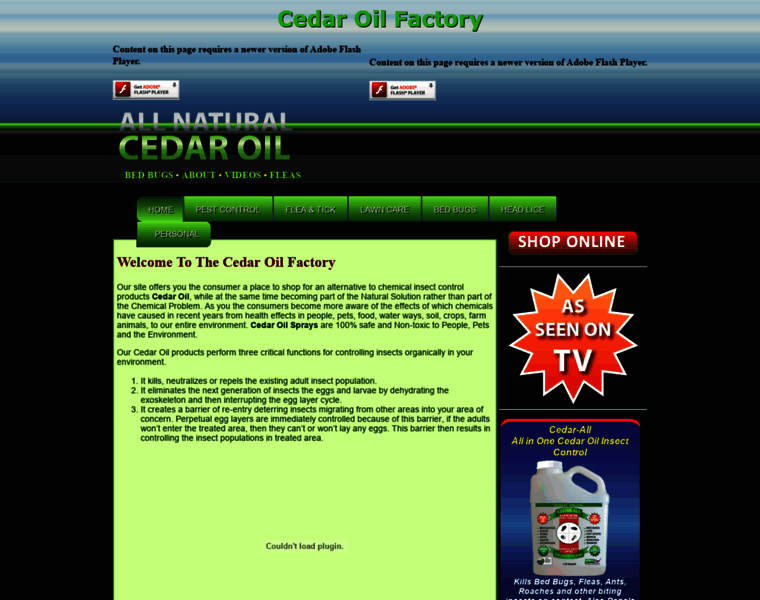 Cedaroilfactory.com thumbnail