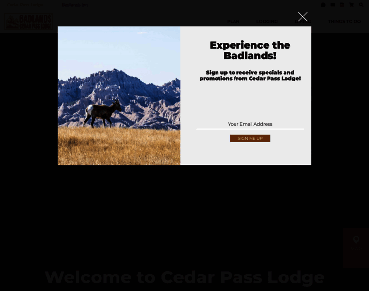 Cedarpasslodge.com thumbnail