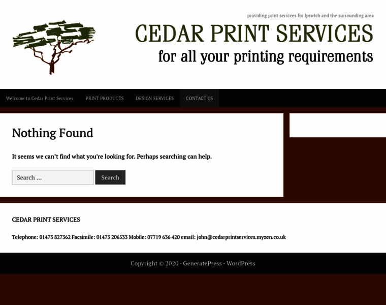 Cedarprint.co.uk thumbnail