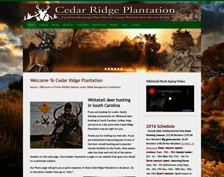 Cedarridgeplantation.com thumbnail