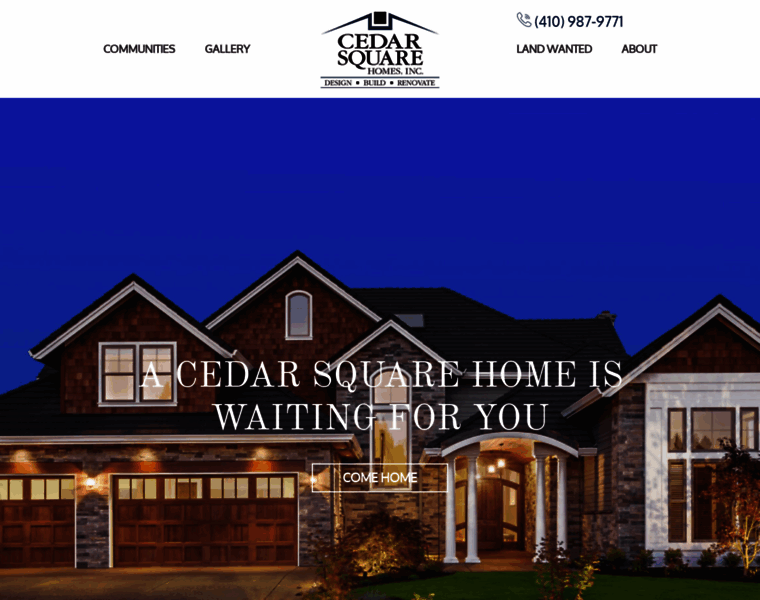 Cedarsquarehomes.com thumbnail