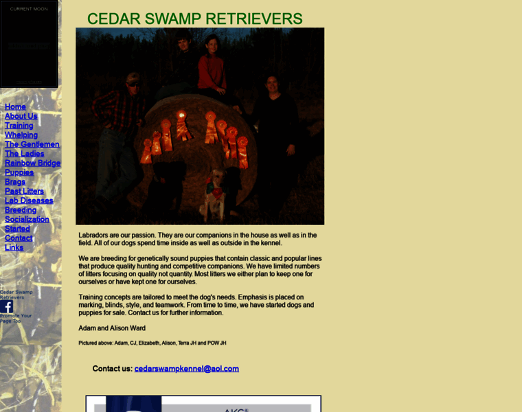 Cedarswampretrievers.com thumbnail