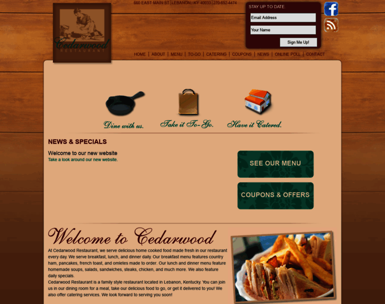 Cedarwoodrestaurant.com thumbnail