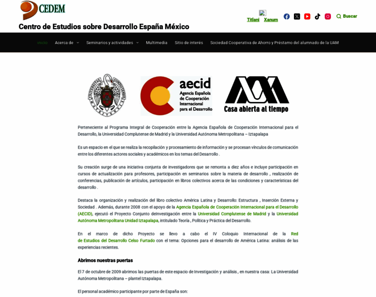 Cedem.org thumbnail