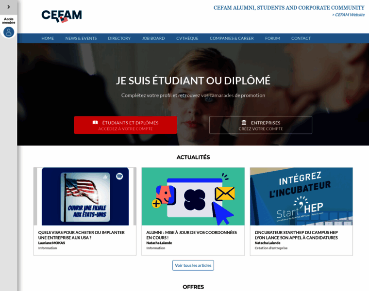 Cefam-alumni.com thumbnail