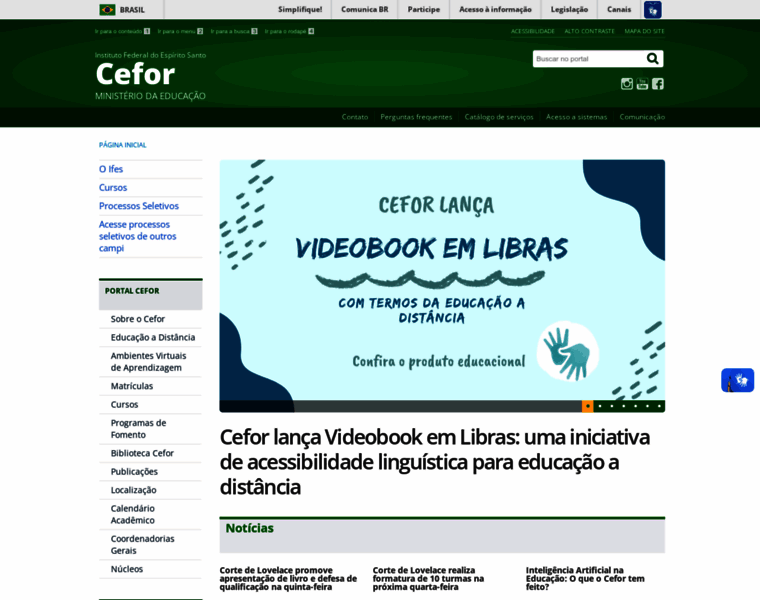 Cefor.ifes.edu.br thumbnail