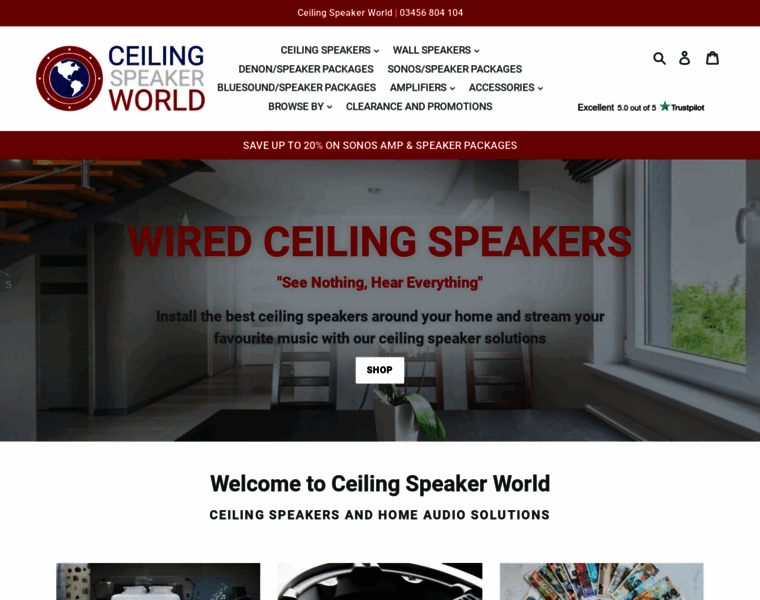 Ceilingspeakerworld.co.uk thumbnail