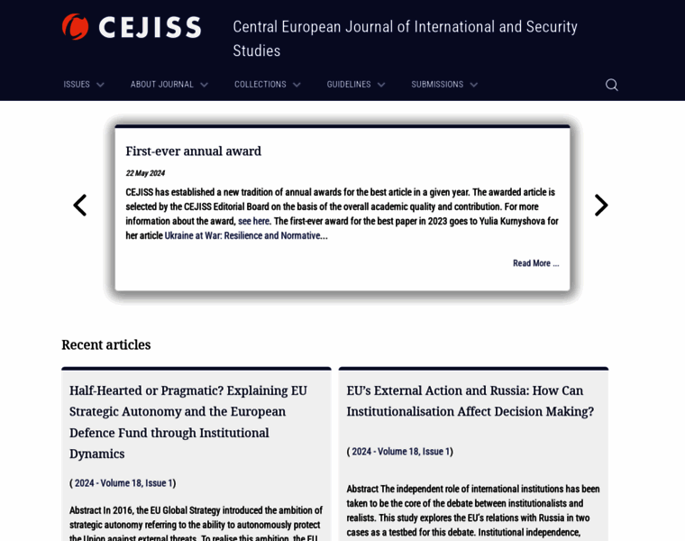 Cejiss.org thumbnail