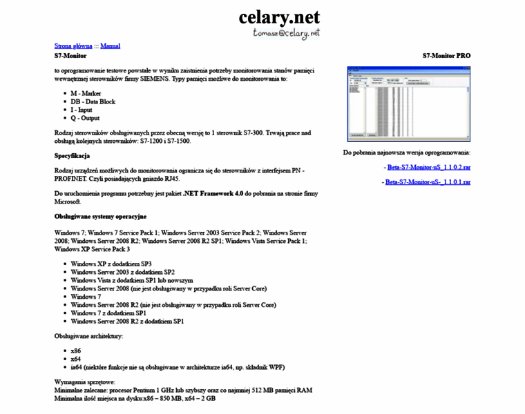 Celary.net thumbnail