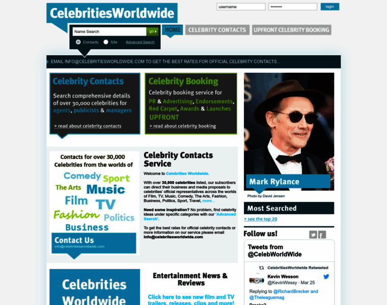 Celebritiesworldwide.com thumbnail