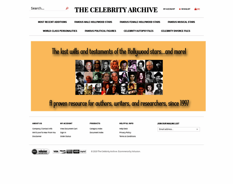 Celebritycollectables.com thumbnail