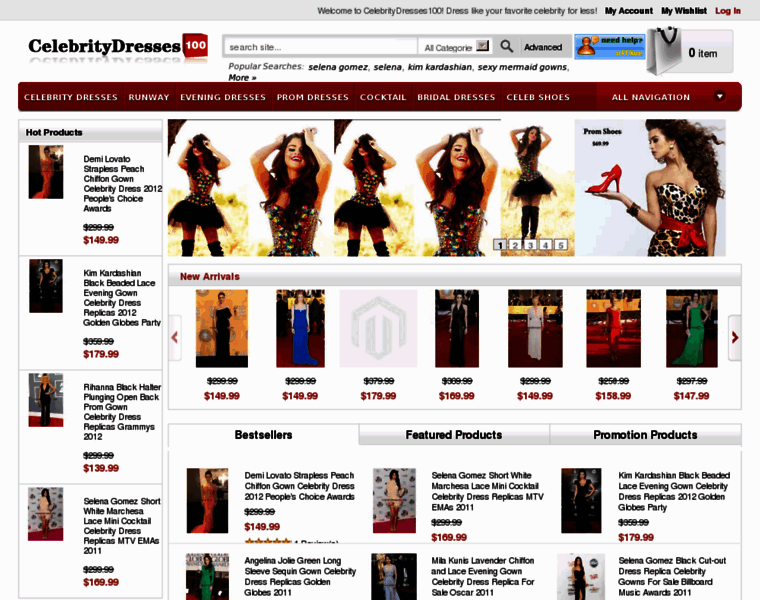 Celebritydresses100.com thumbnail