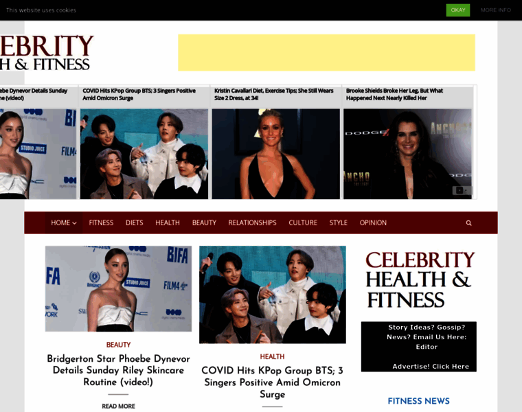 Celebrityhealthfitness.com thumbnail