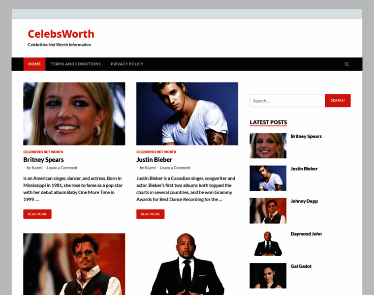Celebsworth.com thumbnail