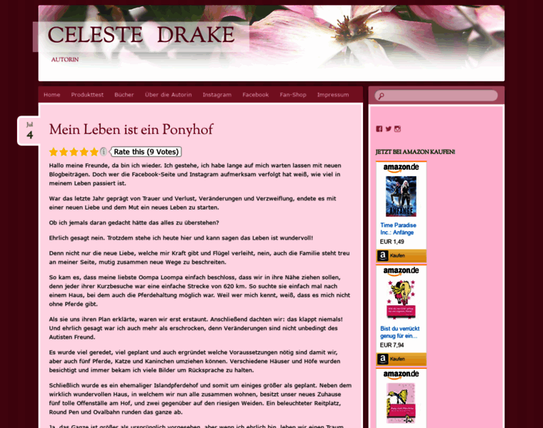 Celeste-drake-books.de thumbnail