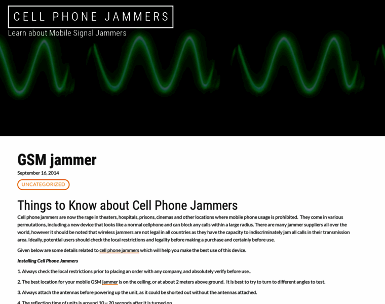 Cell-phone-jammers.com thumbnail
