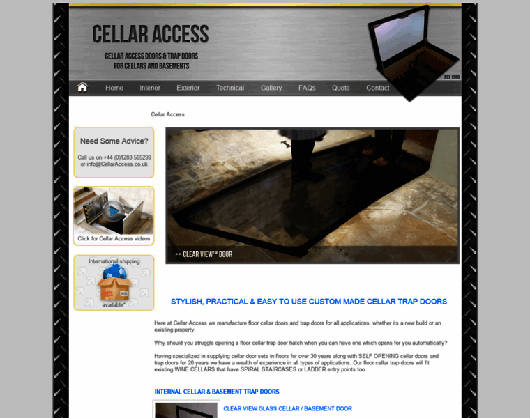 Cellaraccess.co.uk thumbnail