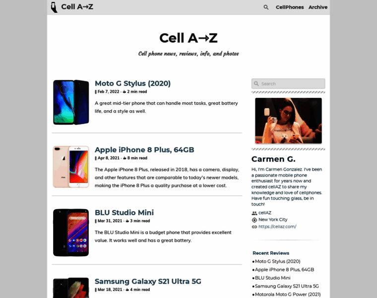 Cellaz.com thumbnail
