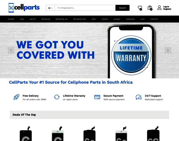 Cellparts.co.za thumbnail Cellparts.co.za thumbnail