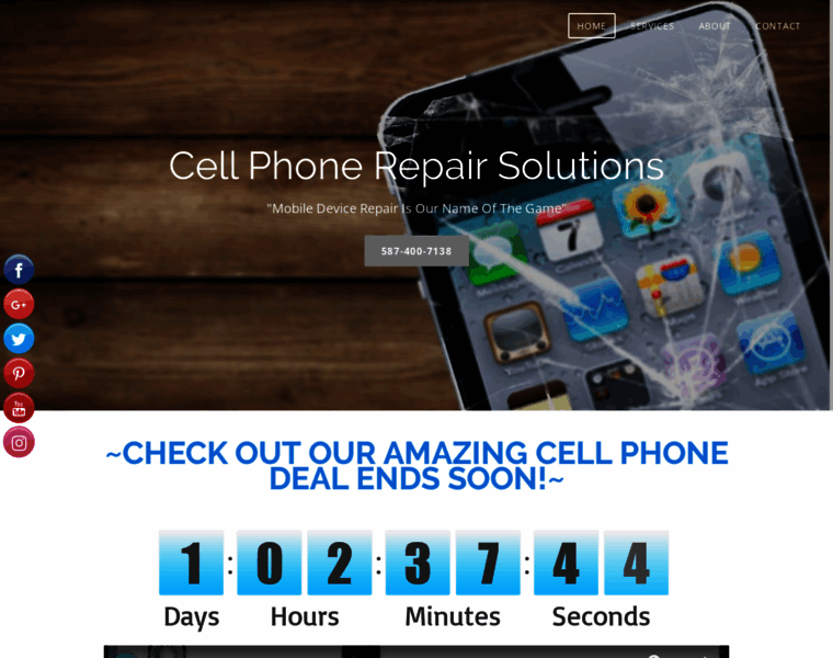Cellphonerepairsolutions.com thumbnail