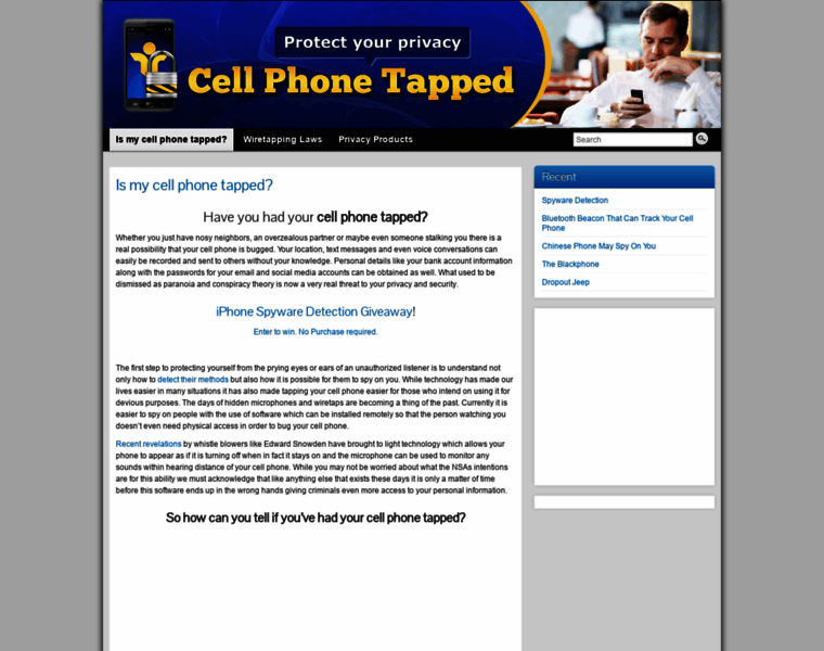 Cellphonetapped.com thumbnail Cellphonetapped.com thumbnail