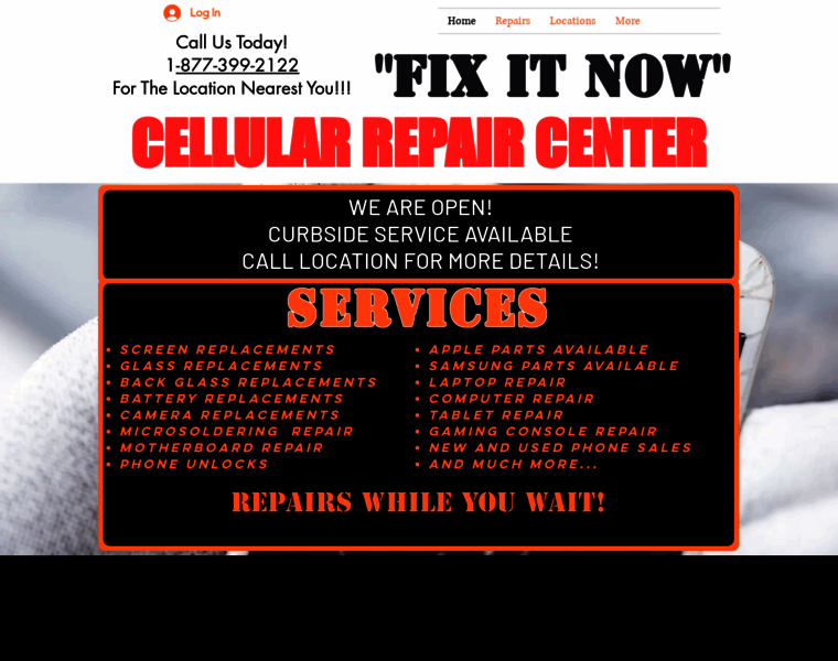 Cellularrepaircenter.com thumbnail