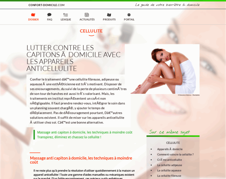 Cellulite.confort-domicile.com thumbnail