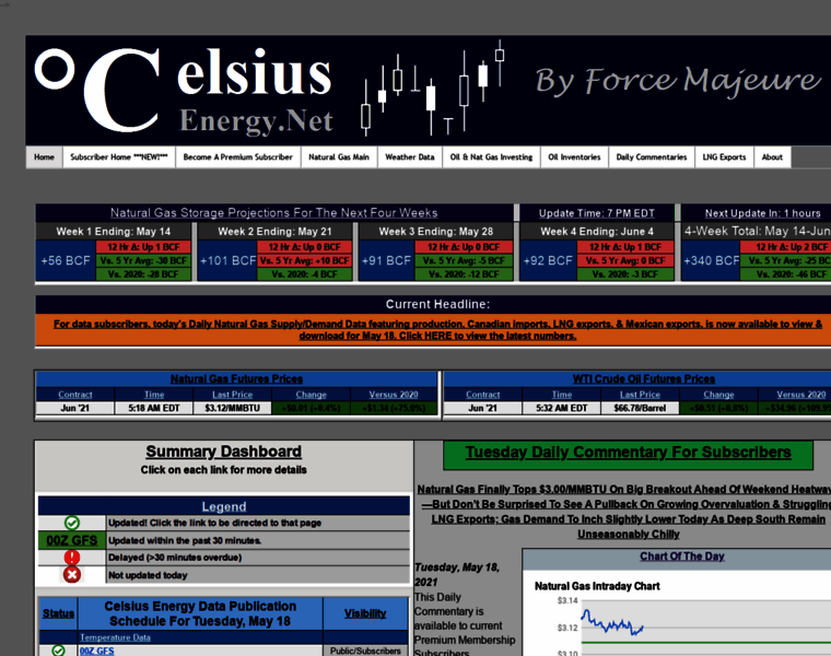 Celsiusenergy.net thumbnail