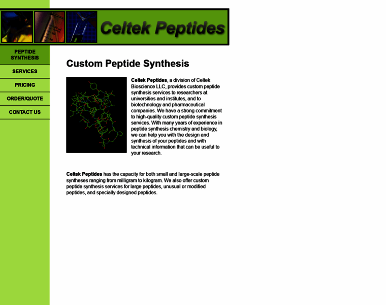 Celtek-peptides.com thumbnail