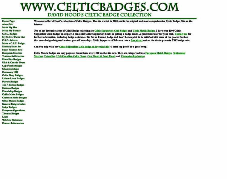 Celticbadges.com thumbnail