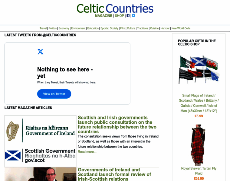 Celticcountries.com thumbnail