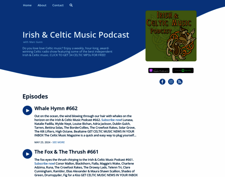 Celticmusicpodcast.com thumbnail