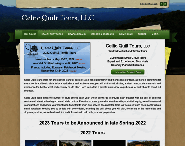Celticquilttours.com thumbnail