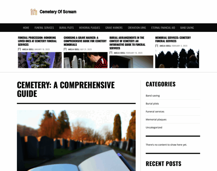 Cemeteryofscream.com thumbnail